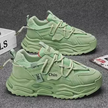 Мужские кроссовки для бега с толстой подошвой и защитой от запаха – модные, удобные, универсальные для подростков 42