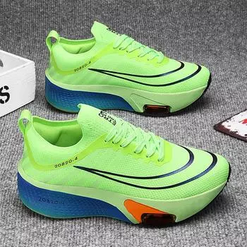 Мужские кроссовки для бега, сетчатые, удобные, повседневные, летние, на шнуровке, спортивные туфли, женские кроссовки 2025 года, новый роскошный дизайн, теннисные туфли EU36 белый