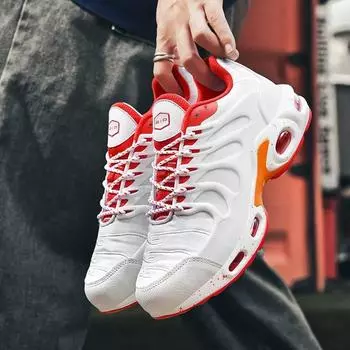 Мужские кроссовки для бега, спортивные, для бега, ходьбы, удобные, мягкие, дышащие, роскошные, модные, спортивные, легкие, повседневные 37