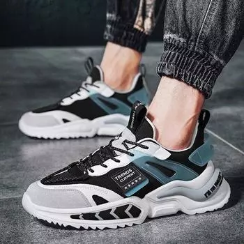 Мужские кроссовки для бега, уличные кроссовки для отдыха, мужская модная спортивная обувь, дышащая сетчатая обувь, большой размер 45 39