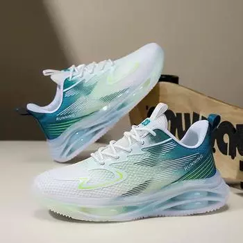 Мужские кроссовки для бега, увеличивающие рост, спортивные дышащие кроссовки на воздушной подушке, мужские прогулочные кроссовки на открытом воздухе 39 белый