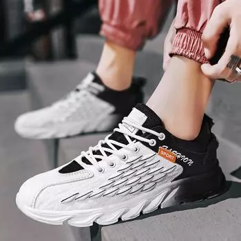 Мужские кроссовки для бега, высококачественная мужская спортивная обувь, модная повседневная обувь для отдыха на открытом воздухе, мужская удобная и дышащая повседневная обувь 39
