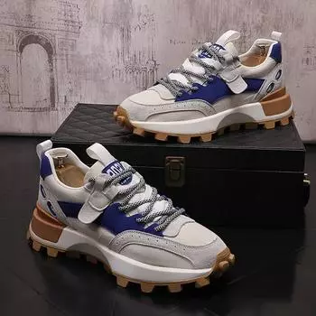 Мужские кроссовки для ходьбы, мужская повседневная обувь, кожаные брендовые кроссовки для бега, мужские кроссовки, обувь для мужчин, дизайнерская мужская обувь на платформе 38