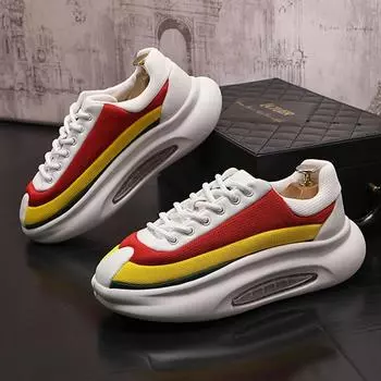 Мужские кроссовки для ходьбы, мужская повседневная обувь, модный бренд, бег, спорт, мужские кроссовки, обувь для мужчин, дизайнерская мужская обувь на платформе 38