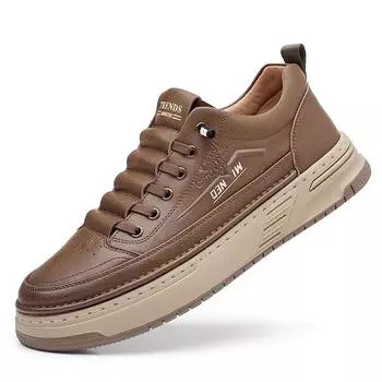 Мужские кроссовки для ходьбы, повседневная кожаная обувь, модные брендовые спортивные мужские кроссовки, обувь для мужчин, дизайнерская мужская обувь на платформе 38