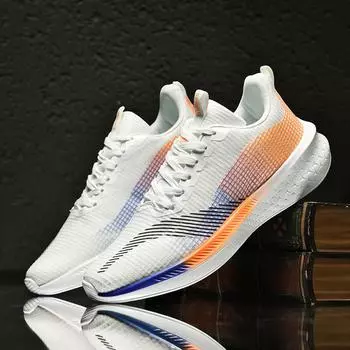 Мужские кроссовки для марафона, роскошные профессиональные кроссовки для бега на открытом воздухе с подушкой для мужской обуви, тренировочные спортивные легкие повседневные кроссовки 45 чёрный