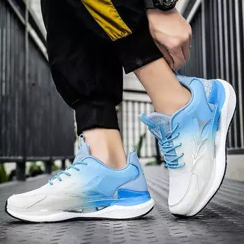 Мужские кроссовки для пар, кроссовки для бега, модные дизайнерские дышащие сетчатые теннисные туфли, кроссовки 36