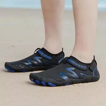 Мужские кроссовки для плавания, пляжа, быстросохнущая обувь для ходьбы по течению, дышащие босые сандалии для ходьбы по течению 36 розовый