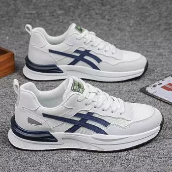 Мужские кроссовки, дышащая повседневная обувь, спортивные кроссовки на шнуровке для мужчин, теннисная обувь, zapatos baratos Liquidacin envios gratis 40