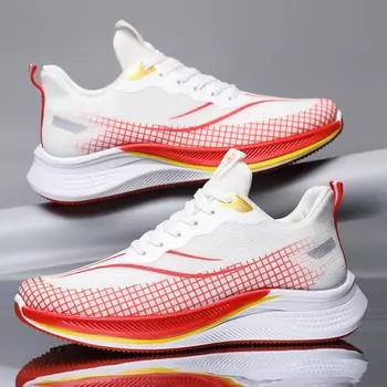 Мужские кроссовки Дышащая уличная мужская спортивная обувь для мужчин Легкие мужские кроссовки Удобная спортивная тренировочная обувь 39