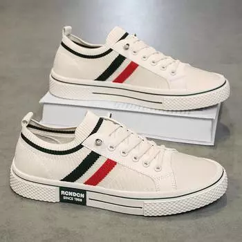 Мужские кроссовки, дышащие кроссовки для мужчин, удобная классическая повседневная спортивная обувь, мужские кроссовки на платформе 39 чёрный