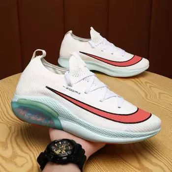 Мужские кроссовки, дышащие кроссовки с сеткой, мужские легкие нескользящие классические спортивные повседневные белые туфли, женские пары Tenis Masculino 36 зелёный