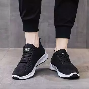 Мужские кроссовки дышащие мужские вулканизированные туфли модные новые удобные туфли на плоской подошве мягкие мужские туфли 39 красный