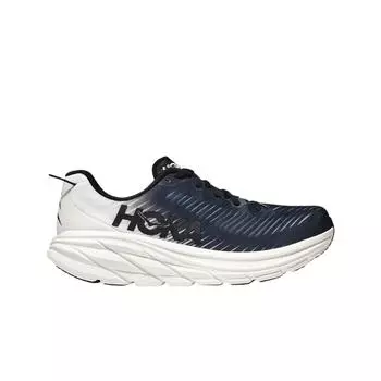 Мужские кроссовки Hoka Rincon 3 Black White Wide 1121370-BWHT
