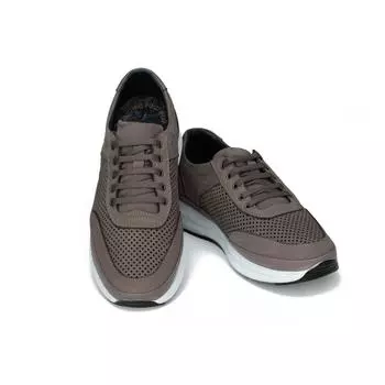 Мужские кроссовки из натуральной нубуковой кожи с анатомической подошвой, повседневная комфортная обувь