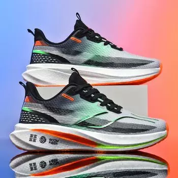 Мужские кроссовки из однослойной ткани, кроссовки с сверхкритической межподошвой, мужские кроссовки для бега на открытом воздухе, большие размеры, спортивная тренировочная обувь для фитнеса 38