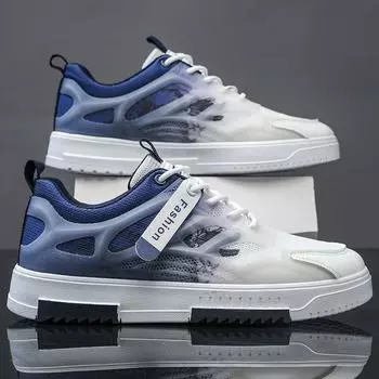 Мужские кроссовки из вулканизированной дышащей белой ткани, универсальные туфли, мужские туфли на плоской подошве, повседневные туфли на шнуровке, осенние мужские кроссовки на весну, легкие туфли 39 бежевый