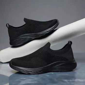 Мужские кроссовки из высококачественной сетки, эластичные, легкие, для пешего туризма, популярные повседневные кроссовки для мужчин, осенние мужские кроссовки для бега 39 светло-серый