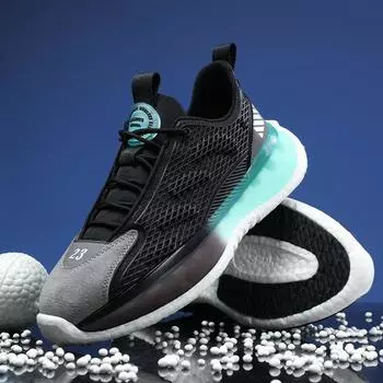 Мужские кроссовки класса люкс для тенниса, повседневные спортивные кроссовки для бега для мужчин 2024 года, удобные мягкие кроссовки для активного отдыха, модная обувь для вождения и треккинга 39 чёрный