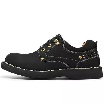 Мужские кроссовки, кожаные роскошные дизайнерские туфли для мужчин, повседневная модная черная мужская обувь, деловая официальная обувь 41 чёрный