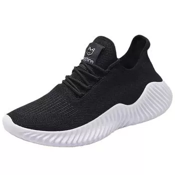 Мужские кроссовки, легкие дышащие сетчатые кроссовки для бега, мужская спортивная обувь для активного отдыха, удобная спортивная обувь, мужская обувь Masculino 42 белый