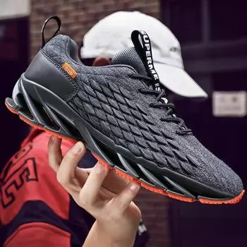 Мужские кроссовки, летние, дышащие, повседневные, для бега, легкие, на толстой подошве, для тенниса, для баскетбола, для спорта на открытом воздухе, большой размер 46 38 красный