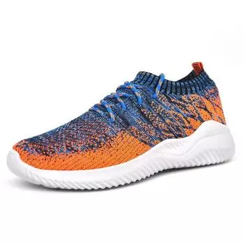 Мужские кроссовки летние сетчатые дышащие теннисные туфли легкие повседневные пляжные туфли высокого качества из ЭВА удобные мужские спортивные кроссовки для бега 39