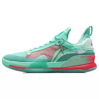 Мужские кроссовки Li-Ning Speed 7 Premium Cherry Milkshake зеленый неоновый-лазурно-зеленый нефритовый кремовый ABAR017-1 46