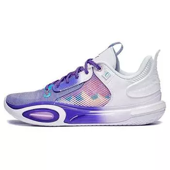 Мужские кроссовки Li-Ning Wade All City 11 Snowberg фиолетовые, флуоресцентно-синие, фиолетовые ABAT031-3 43