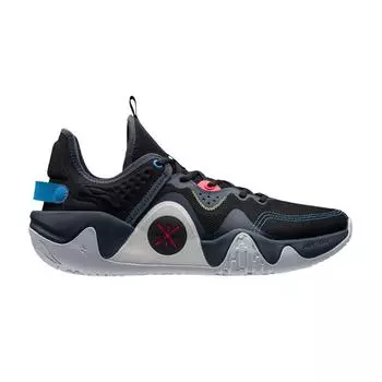 Мужские кроссовки Li-Ning Wade Ice Blood V2 Team No Sleep, черные, белые, красные, ABPS039-6 43