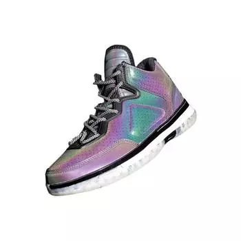 Мужские кроссовки Li Ning Wade Way Remix 2/6 Set из кожи, удобные, повседневные, с высоким берцем, для баскетбола, ABAN079-16 45