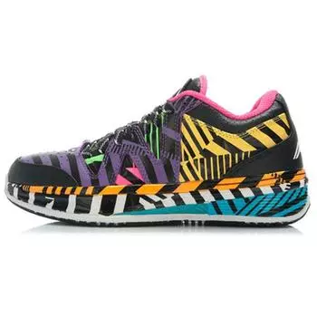 Мужские кроссовки Li-Ning Way of Wade 2 Low Diablo, разноцветные, черные, желтые, ABAJ007-2