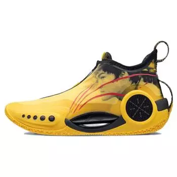 Мужские кроссовки Li-Ning Way of Wade 9 Bruce Lee желто-черные ABAR119-11 40