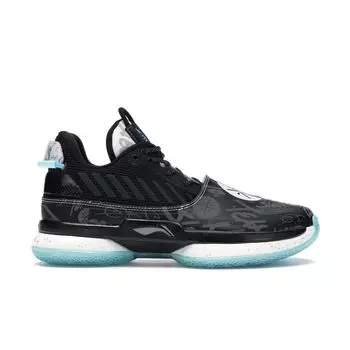 Мужские кроссовки Li-Ning Way of Wade 7 Team No Sleep, белые, черные, синие, ABAN079-5