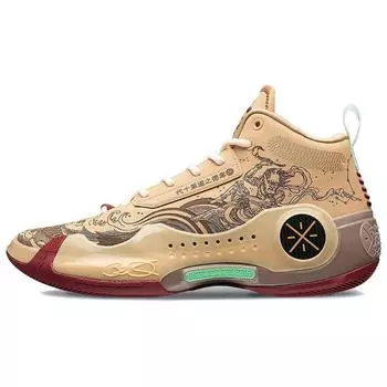 Мужские кроссовки Li-Ning Way of Wade 10 The First Pick светло-коричневого цвета с молоком и чаем ABAS075-26 44