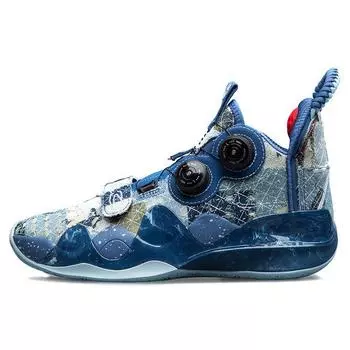 Мужские кроссовки Li-Ning Way of Wade 8 Infinite Moment синие, сине-джинсовые, ABEP001-6