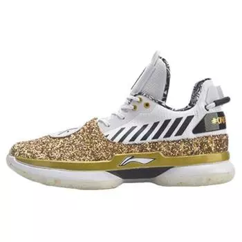 Мужские кроссовки Li-Ning Way of Wade 7 One Last Dance, белое золото, черный ABAN079-37