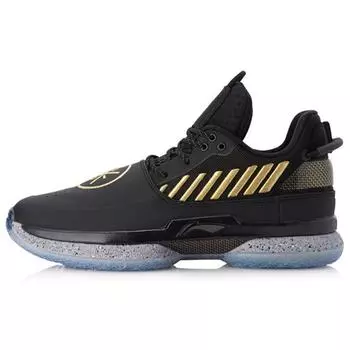 Мужские кроссовки Li-Ning Way of Wade 7 First Born черные, стандартные, черные, коагуляционные, снежно-серые, ABAN079-7