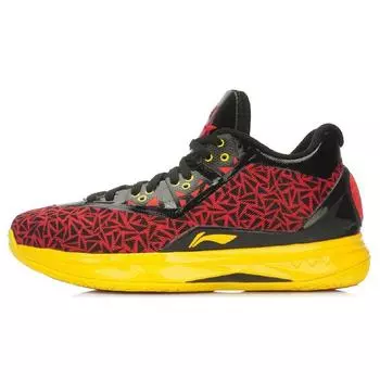 Мужские кроссовки Li-Ning Way of Wade 4 Screws черные, красные, желтые ABAL037-21