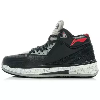 Мужские кроссовки Li-Ning Way of Wade 2 Warrior, черные, белые, серые ABAH017-2