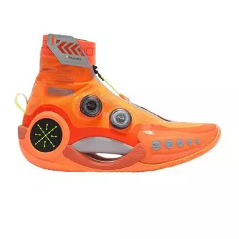 Мужские кроссовки Li-Ning Way of Wade 9 Infinity Caution оранжевого цвета Shocking-Orange ABER003-6 40