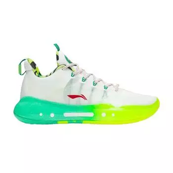 Мужские кроссовки Li-Ning Yushuai 14 Low Mojito белые стандартно-белые неоново-фруктово-зеленые ABAR123-24 39