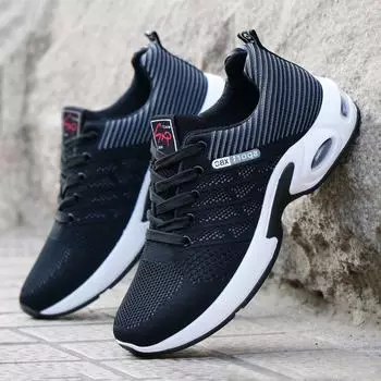 Мужские кроссовки Light Air Cushion Running Shoes Outdoor Casual Shoes for Men Lace Up Training Shoes Tenis Shoes Zapatillas Hombre 39