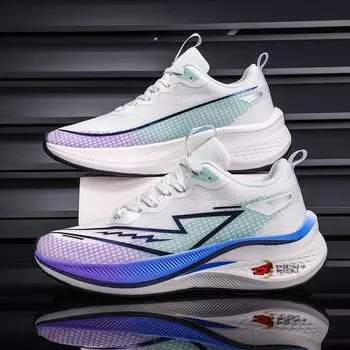 Мужские кроссовки марафонские дышащие кроссовки для мужской обуви, удобная повседневная спортивная обувь, спортивные кроссовки Tenis Masculino 38 чёрный