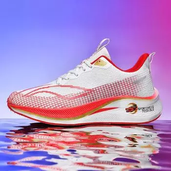 Мужские кроссовки марафонские дышащие кроссовки для мужской обуви, удобная повседневная спортивная обувь, спортивные кроссовки Tenis Masculino 45 белый