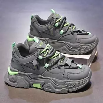 Мужские кроссовки, модная дизайнерская повседневная обувь для активного отдыха, удобные кроссовки для мужчин на шнуровке, кроссовки на платформе, теннисные туфли для мужчин 39
