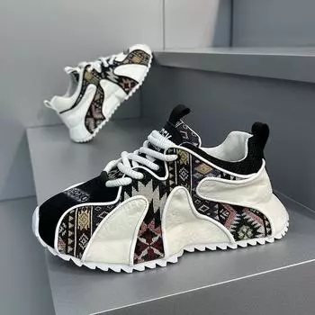 Мужские кроссовки, модные белые спортивные туфли, нескользящие, удобные, для студентов, модные, на толстой подошве, на шнуровке, повседневные туфли 39