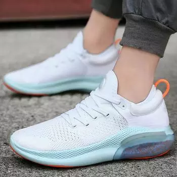 Мужские кроссовки Модный тренд Дизайн Туфли на резиновой подошве Женская спортивная обувь 36 красный/серый