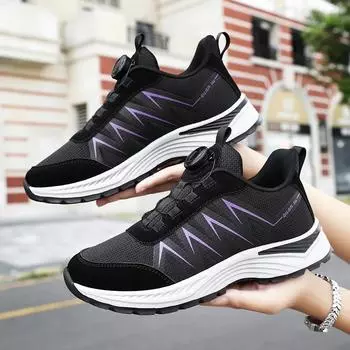 Мужские кроссовки Мужская обувь Удобная нескользящая устойчивая амортизирующая легкая пара обуви и сетчатая дышащая повседневная корзина Homme 36