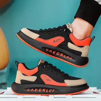 Мужские кроссовки на массивной подошве, модные повседневные кроссовки из микрофибры из кожи, увеличенная высота, туфли на плоской платформе 39 белый